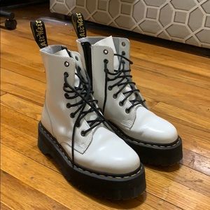 Dr Martens ‘Jadon' Boot white size 5M